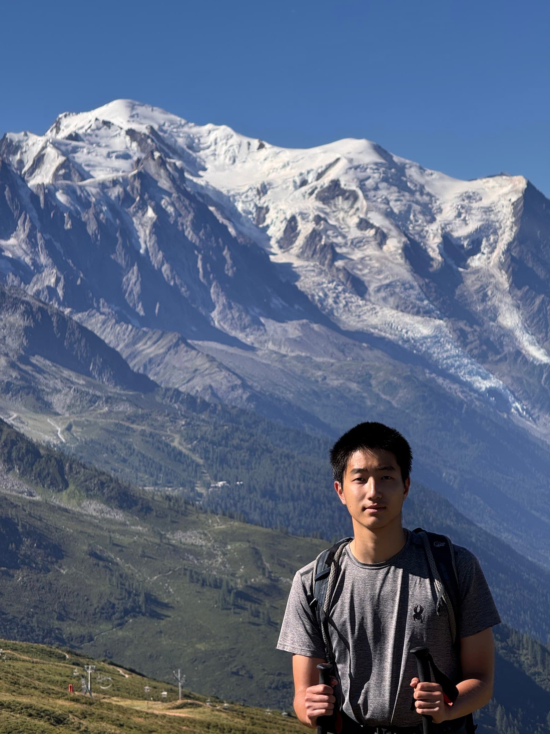 You can see how tiring the hike was from my face.